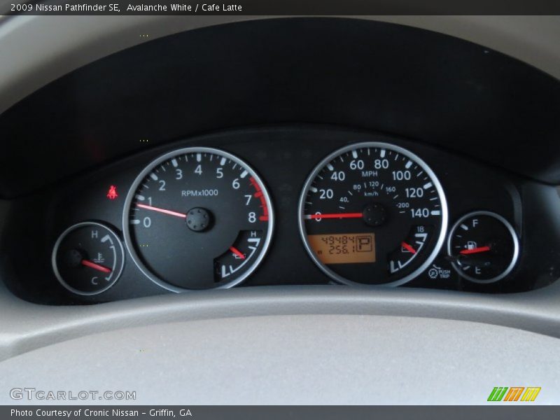 Avalanche White / Cafe Latte 2009 Nissan Pathfinder SE