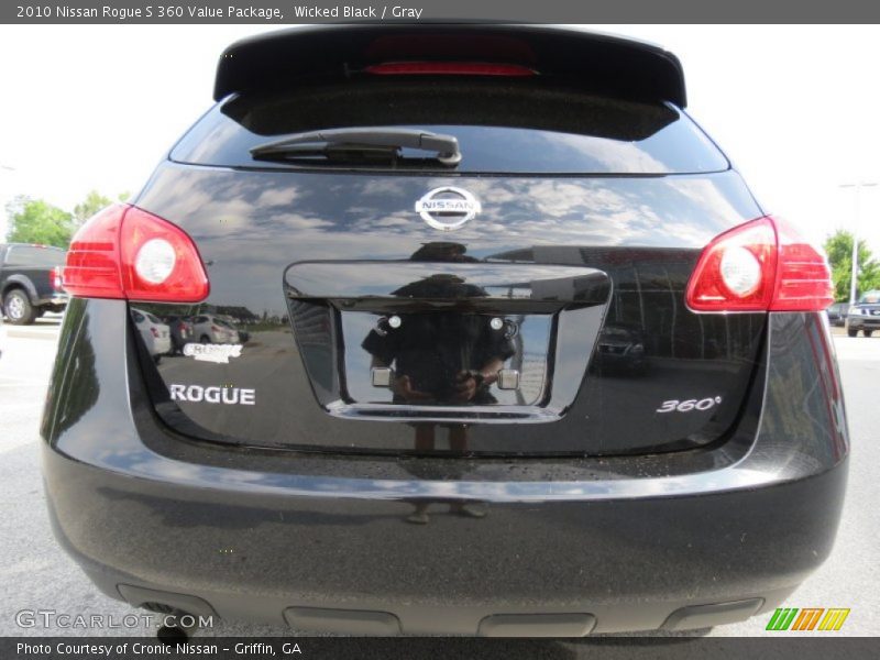 Wicked Black / Gray 2010 Nissan Rogue S 360 Value Package