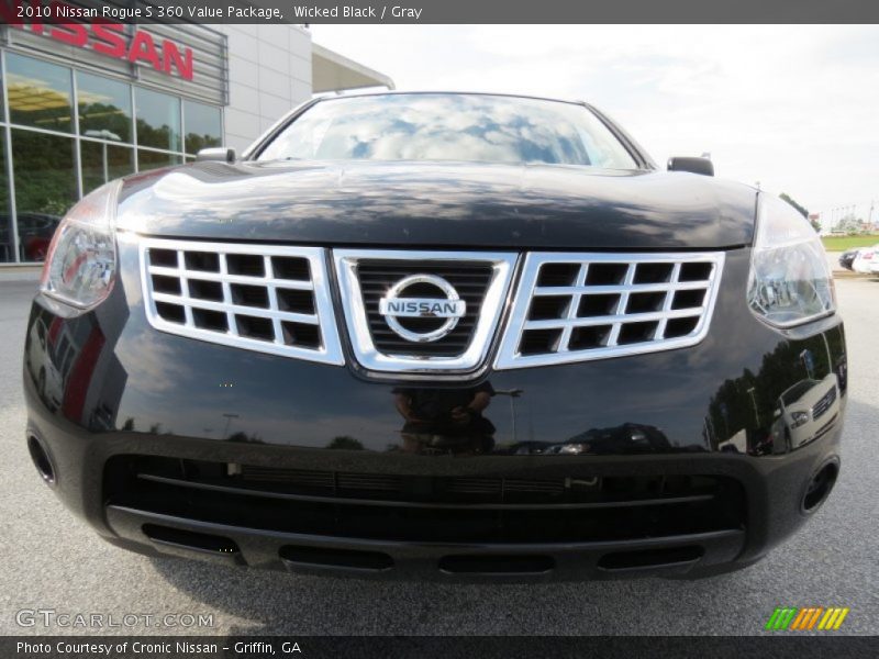 Wicked Black / Gray 2010 Nissan Rogue S 360 Value Package