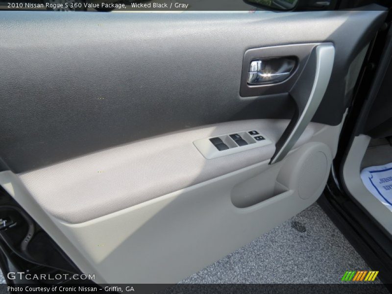Wicked Black / Gray 2010 Nissan Rogue S 360 Value Package