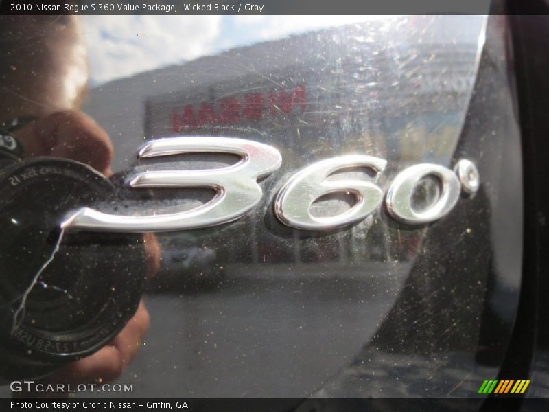 Wicked Black / Gray 2010 Nissan Rogue S 360 Value Package