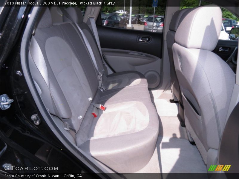 Wicked Black / Gray 2010 Nissan Rogue S 360 Value Package
