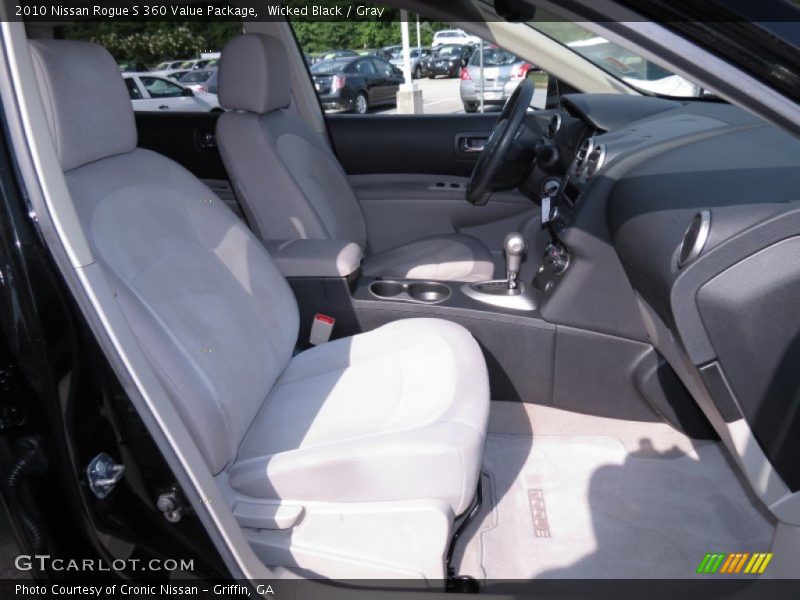 Wicked Black / Gray 2010 Nissan Rogue S 360 Value Package