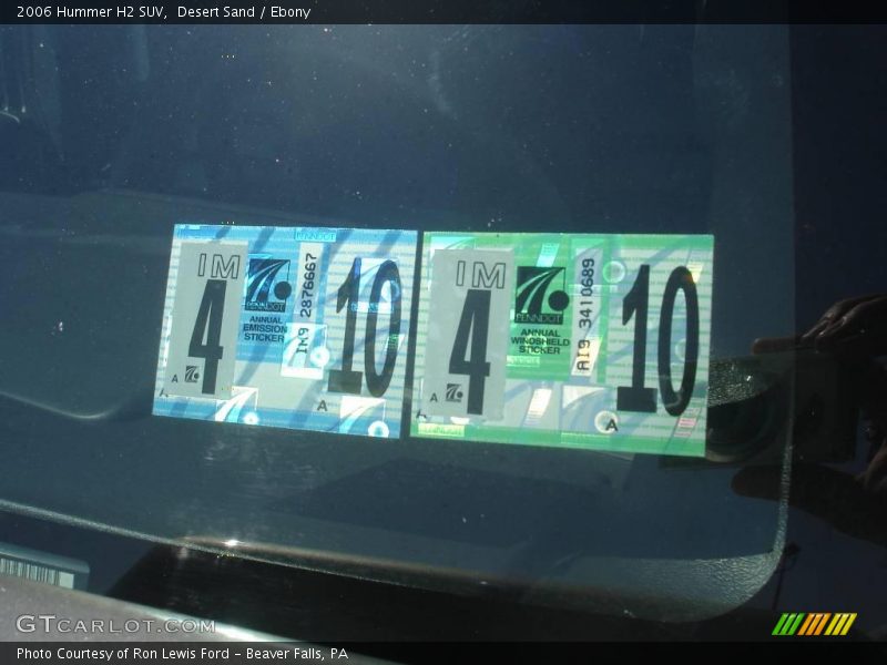 Desert Sand / Ebony 2006 Hummer H2 SUV