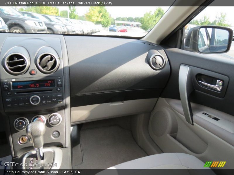 Wicked Black / Gray 2010 Nissan Rogue S 360 Value Package