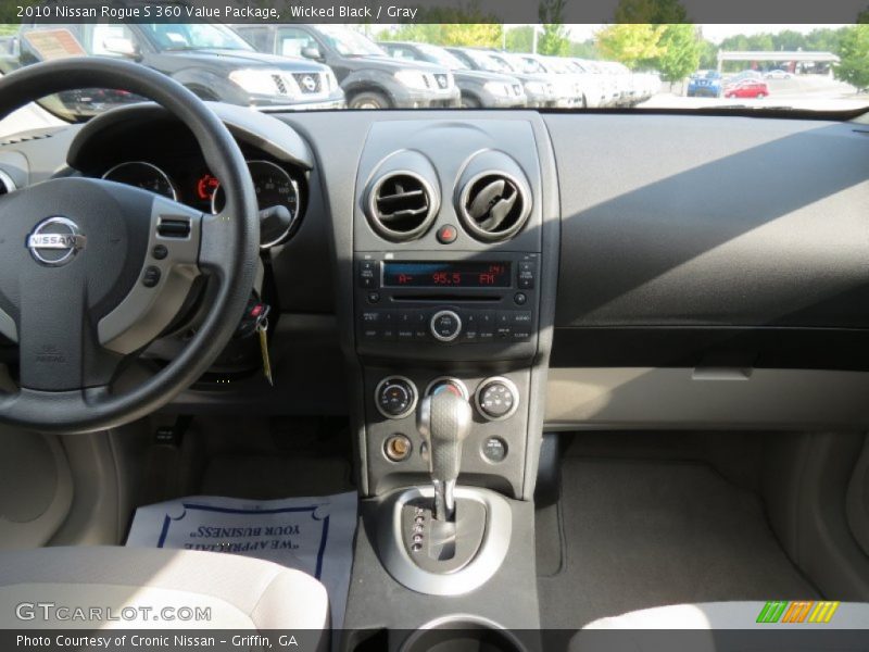 Wicked Black / Gray 2010 Nissan Rogue S 360 Value Package
