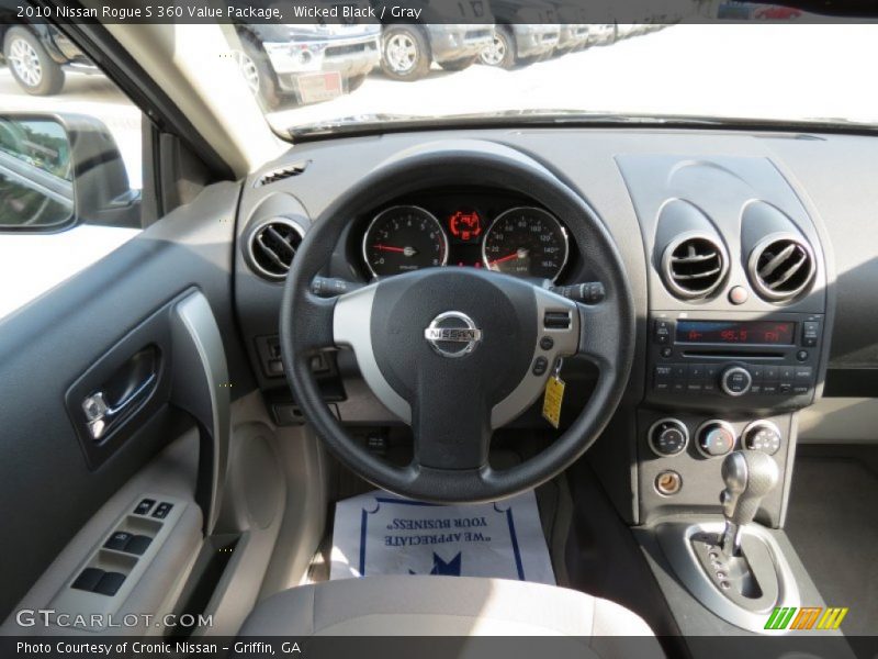 Wicked Black / Gray 2010 Nissan Rogue S 360 Value Package