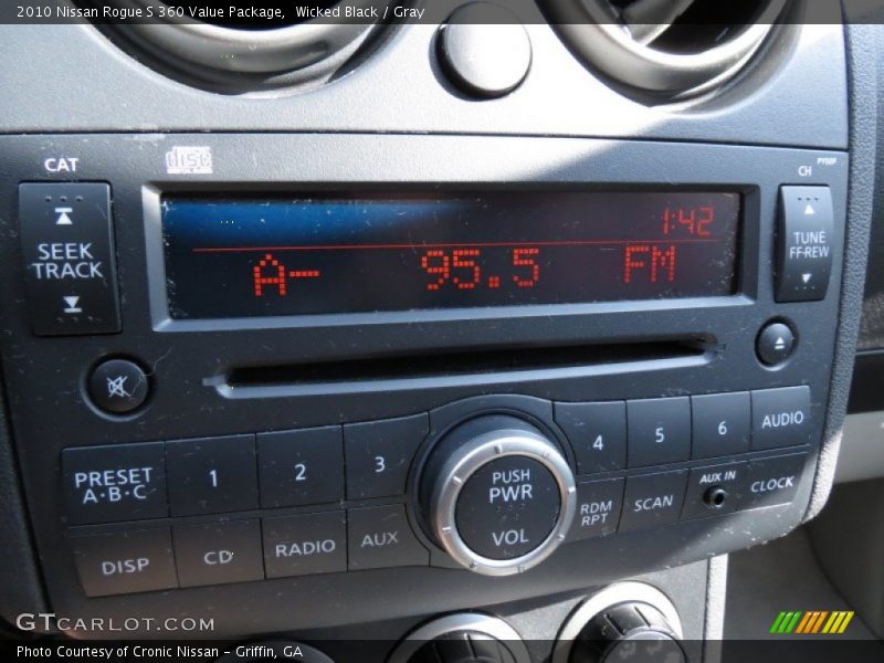 Wicked Black / Gray 2010 Nissan Rogue S 360 Value Package