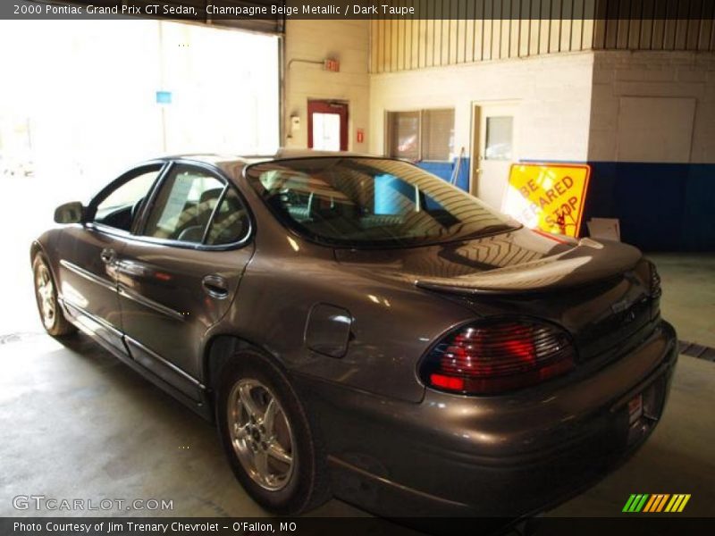 Champagne Beige Metallic / Dark Taupe 2000 Pontiac Grand Prix GT Sedan