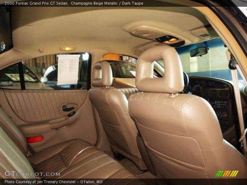 Champagne Beige Metallic / Dark Taupe 2000 Pontiac Grand Prix GT Sedan