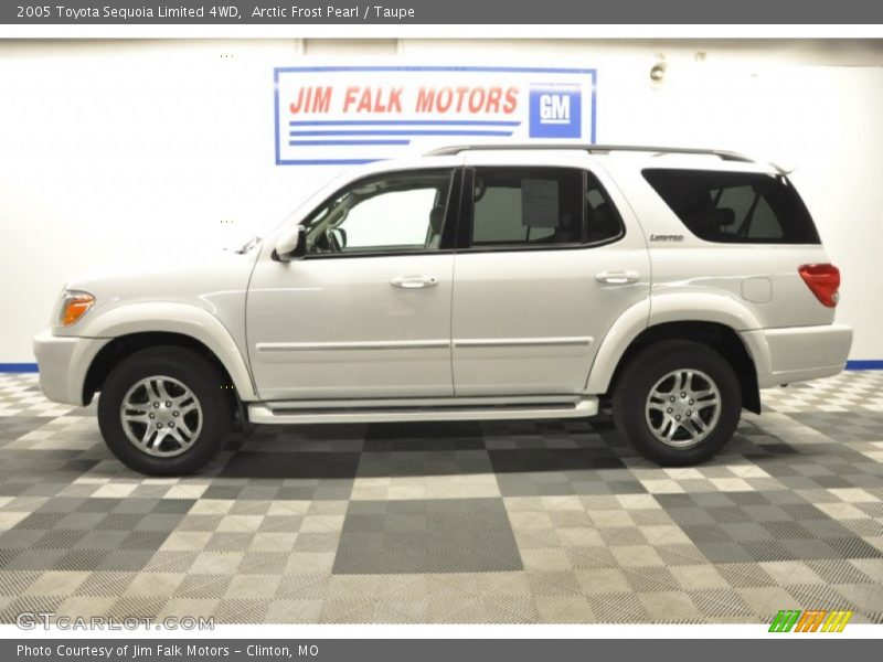 Arctic Frost Pearl / Taupe 2005 Toyota Sequoia Limited 4WD