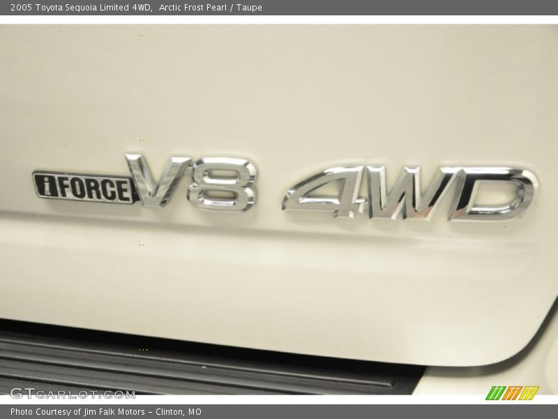 Arctic Frost Pearl / Taupe 2005 Toyota Sequoia Limited 4WD