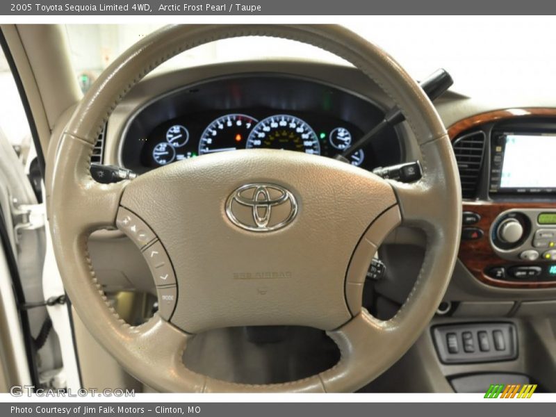 Arctic Frost Pearl / Taupe 2005 Toyota Sequoia Limited 4WD