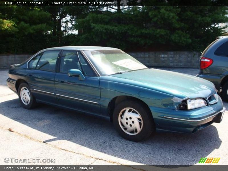 Emerald Green Metallic / Dark Pewter 1998 Pontiac Bonneville SE