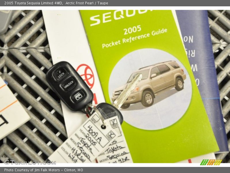 Arctic Frost Pearl / Taupe 2005 Toyota Sequoia Limited 4WD