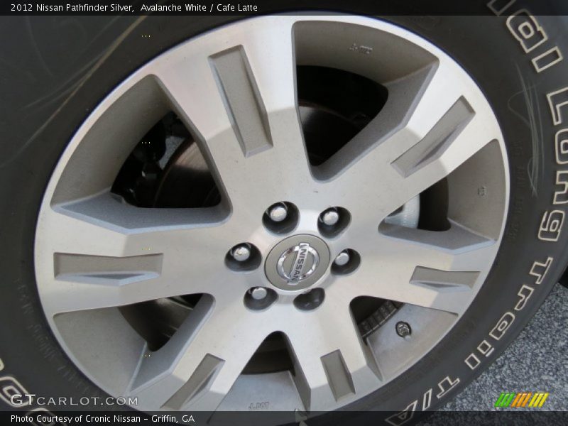 Avalanche White / Cafe Latte 2012 Nissan Pathfinder Silver