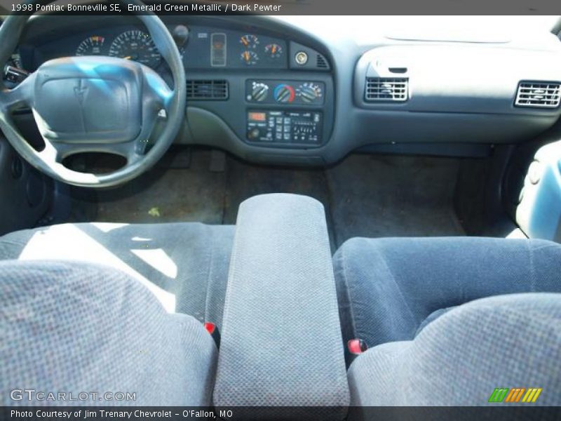 Emerald Green Metallic / Dark Pewter 1998 Pontiac Bonneville SE