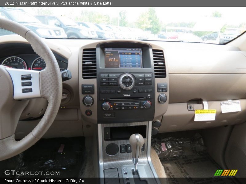 Avalanche White / Cafe Latte 2012 Nissan Pathfinder Silver
