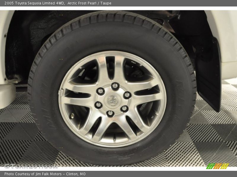 Arctic Frost Pearl / Taupe 2005 Toyota Sequoia Limited 4WD