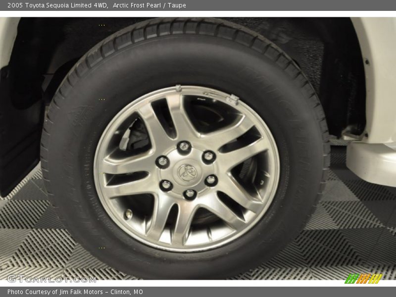 Arctic Frost Pearl / Taupe 2005 Toyota Sequoia Limited 4WD