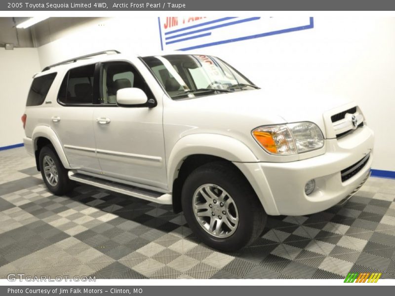 Arctic Frost Pearl / Taupe 2005 Toyota Sequoia Limited 4WD