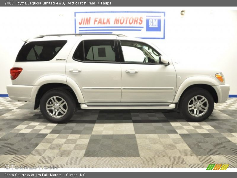 Arctic Frost Pearl / Taupe 2005 Toyota Sequoia Limited 4WD