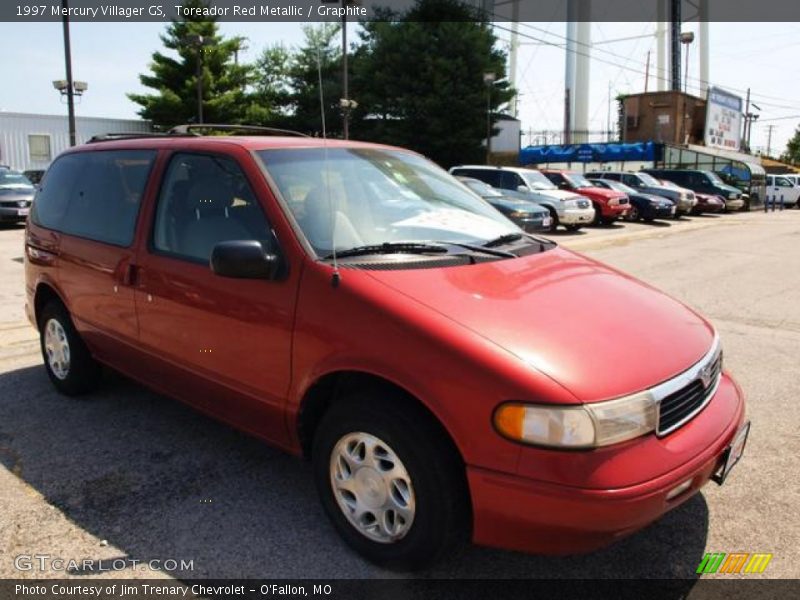 Toreador Red Metallic / Graphite 1997 Mercury Villager GS