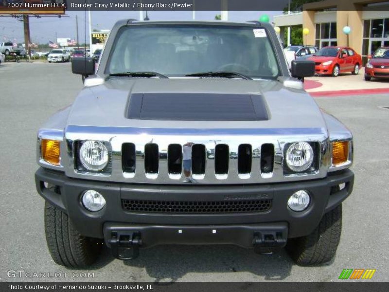 Boulder Gray Metallic / Ebony Black/Pewter 2007 Hummer H3 X