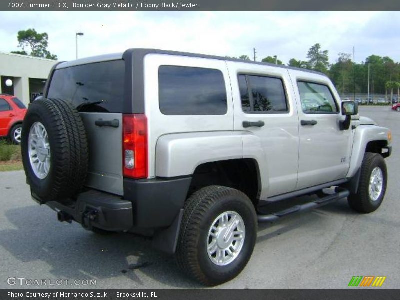 Boulder Gray Metallic / Ebony Black/Pewter 2007 Hummer H3 X