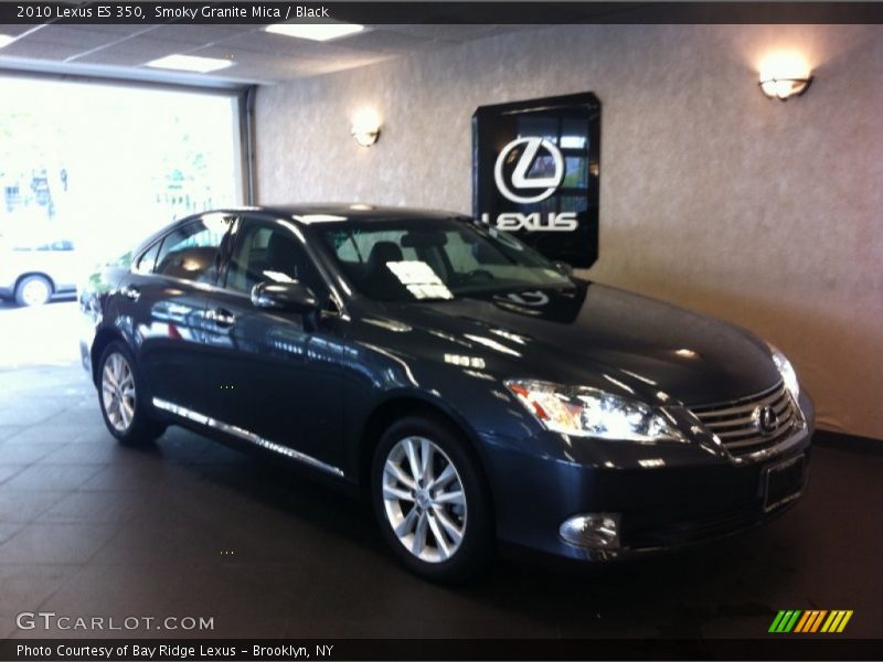 Smoky Granite Mica / Black 2010 Lexus ES 350