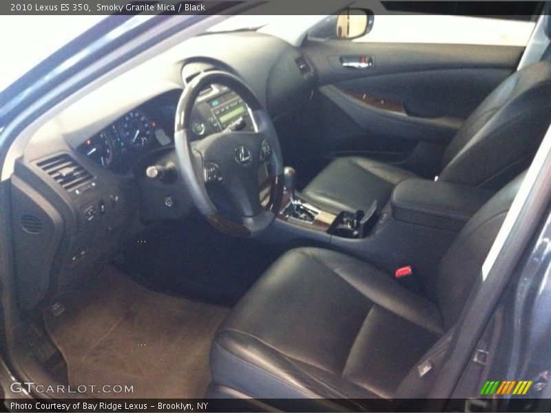 Smoky Granite Mica / Black 2010 Lexus ES 350