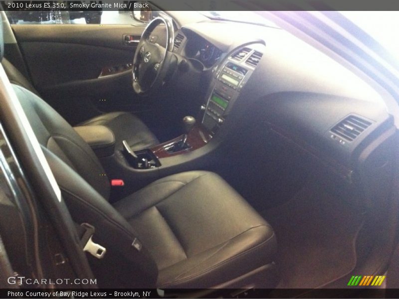 Smoky Granite Mica / Black 2010 Lexus ES 350