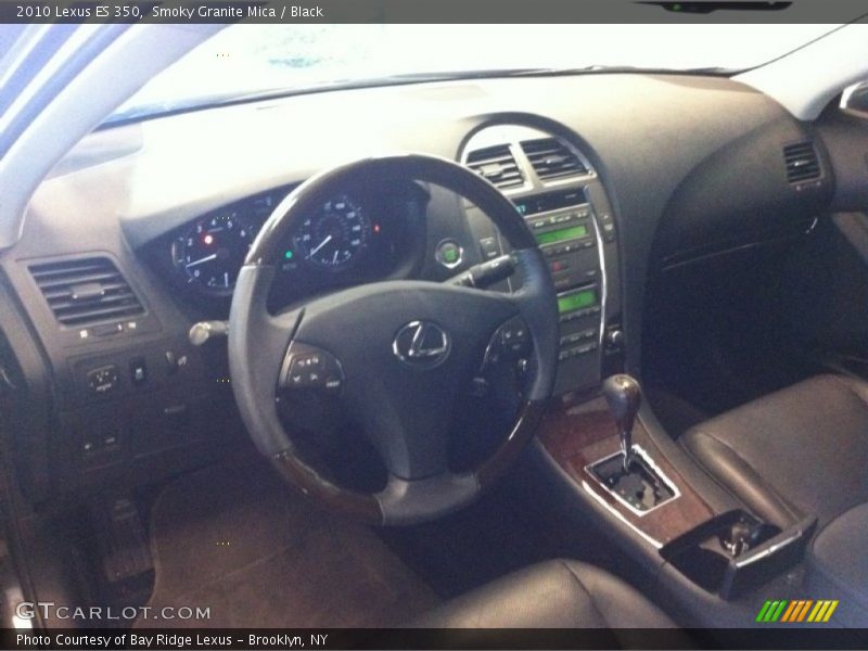 Smoky Granite Mica / Black 2010 Lexus ES 350