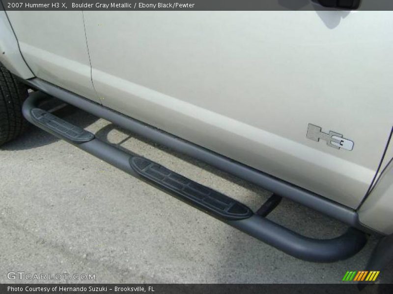Boulder Gray Metallic / Ebony Black/Pewter 2007 Hummer H3 X