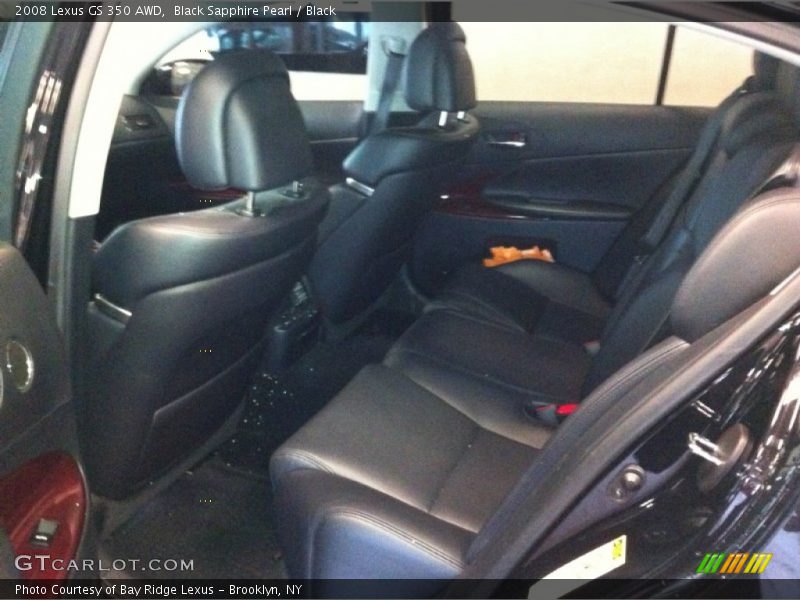 Black Sapphire Pearl / Black 2008 Lexus GS 350 AWD