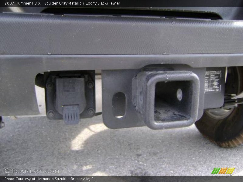 Boulder Gray Metallic / Ebony Black/Pewter 2007 Hummer H3 X