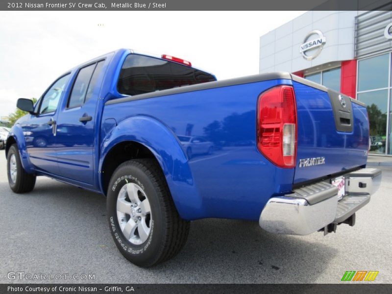 Metallic Blue / Steel 2012 Nissan Frontier SV Crew Cab