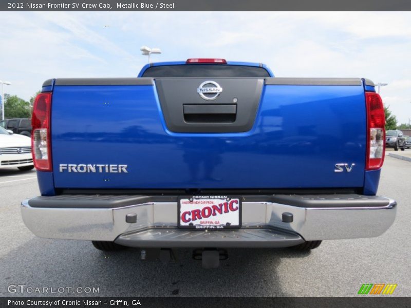 Metallic Blue / Steel 2012 Nissan Frontier SV Crew Cab