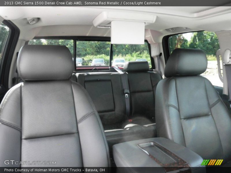 Sonoma Red Metallic / Cocoa/Light Cashmere 2013 GMC Sierra 1500 Denali Crew Cab AWD