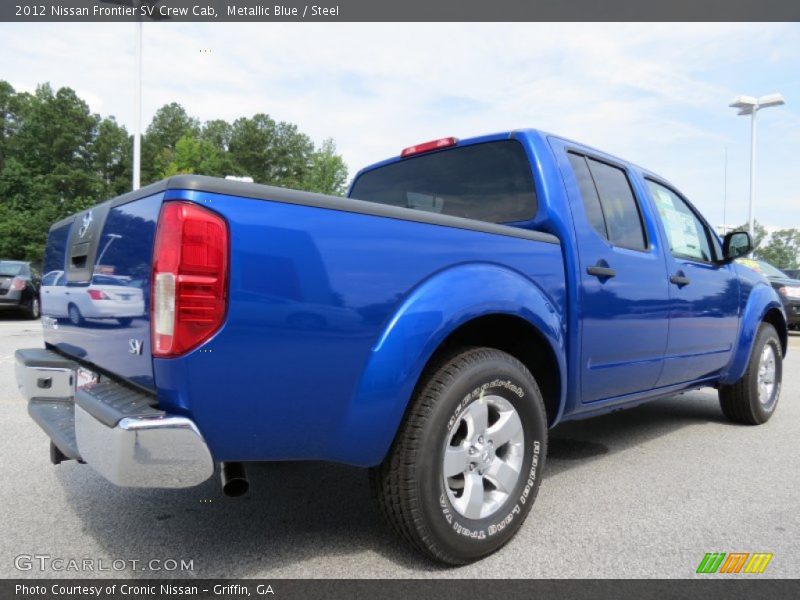 Metallic Blue / Steel 2012 Nissan Frontier SV Crew Cab