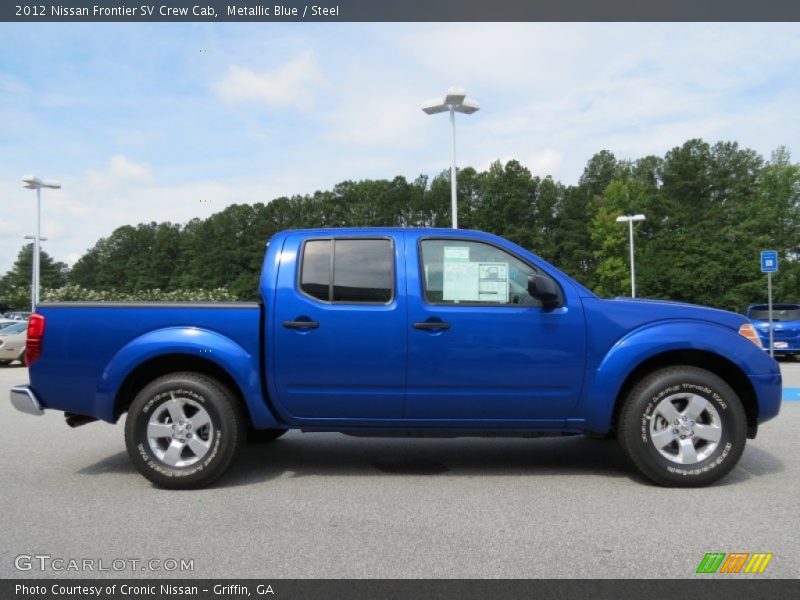 Metallic Blue / Steel 2012 Nissan Frontier SV Crew Cab