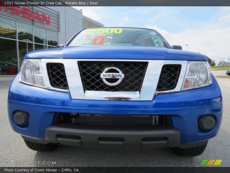 Metallic Blue / Steel 2012 Nissan Frontier SV Crew Cab