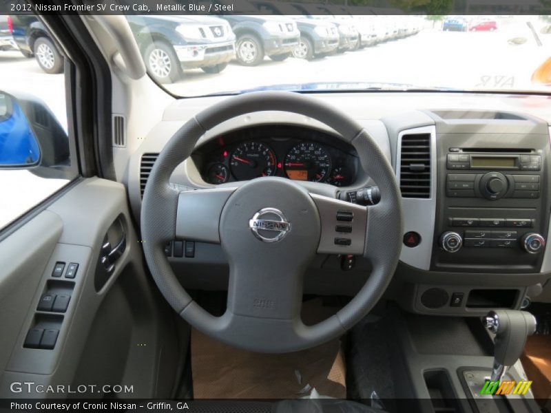 Metallic Blue / Steel 2012 Nissan Frontier SV Crew Cab