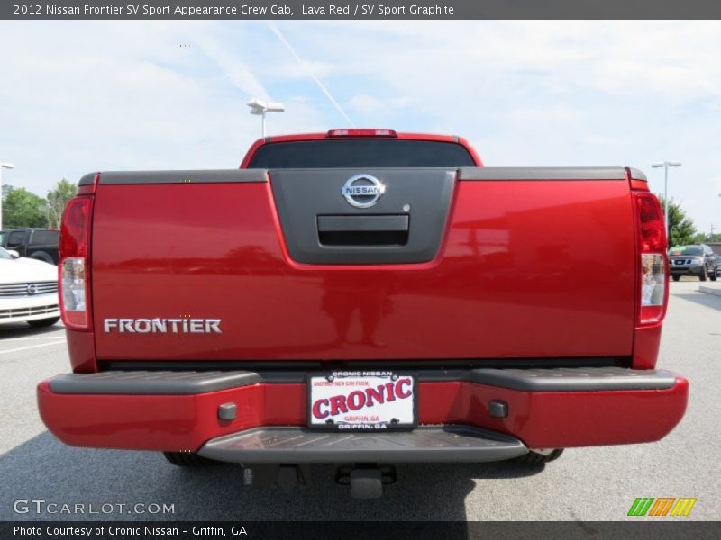 Lava Red / SV Sport Graphite 2012 Nissan Frontier SV Sport Appearance Crew Cab
