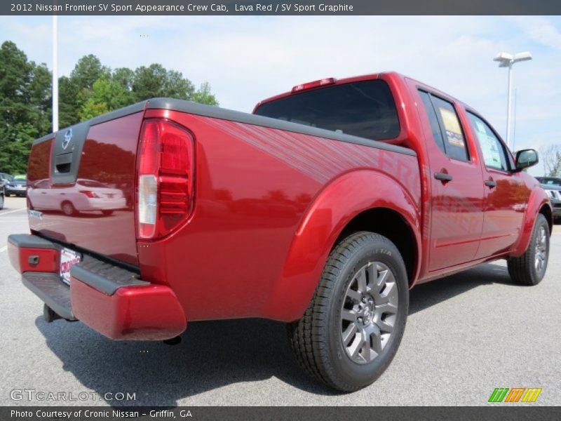 Lava Red / SV Sport Graphite 2012 Nissan Frontier SV Sport Appearance Crew Cab