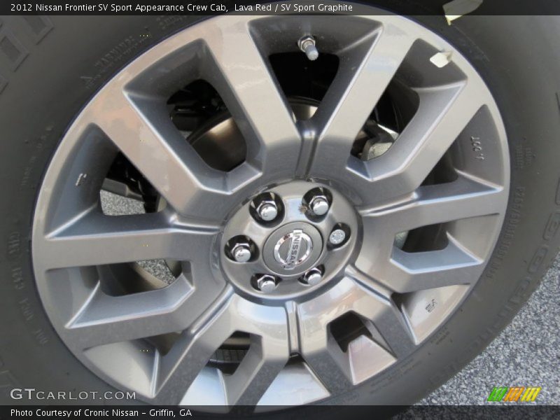 Lava Red / SV Sport Graphite 2012 Nissan Frontier SV Sport Appearance Crew Cab