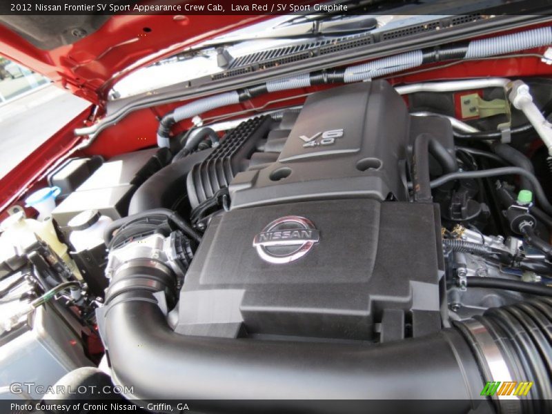Lava Red / SV Sport Graphite 2012 Nissan Frontier SV Sport Appearance Crew Cab