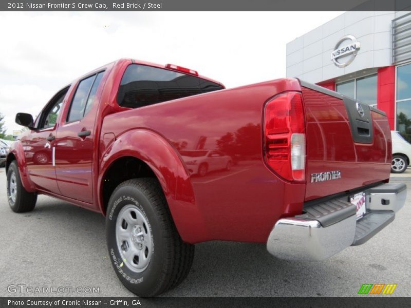 Red Brick / Steel 2012 Nissan Frontier S Crew Cab