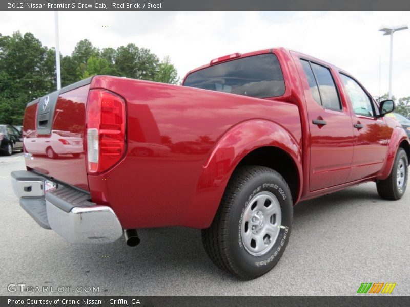Red Brick / Steel 2012 Nissan Frontier S Crew Cab