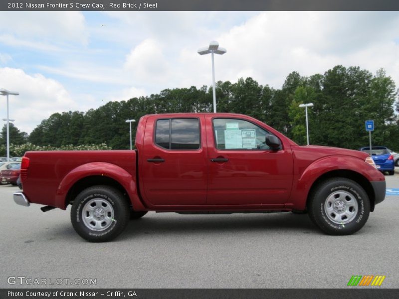 Red Brick / Steel 2012 Nissan Frontier S Crew Cab